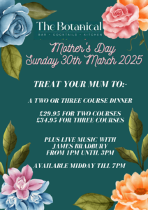 Mother’s Day – 30th March